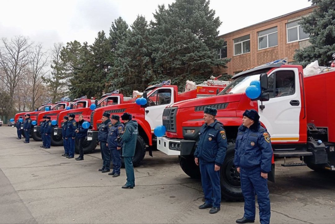 Областная противопожарная служба пополнилась новыми автомобилями