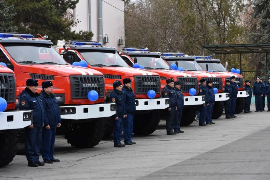 Областная противопожарная служба пополнилась новыми автомобилями